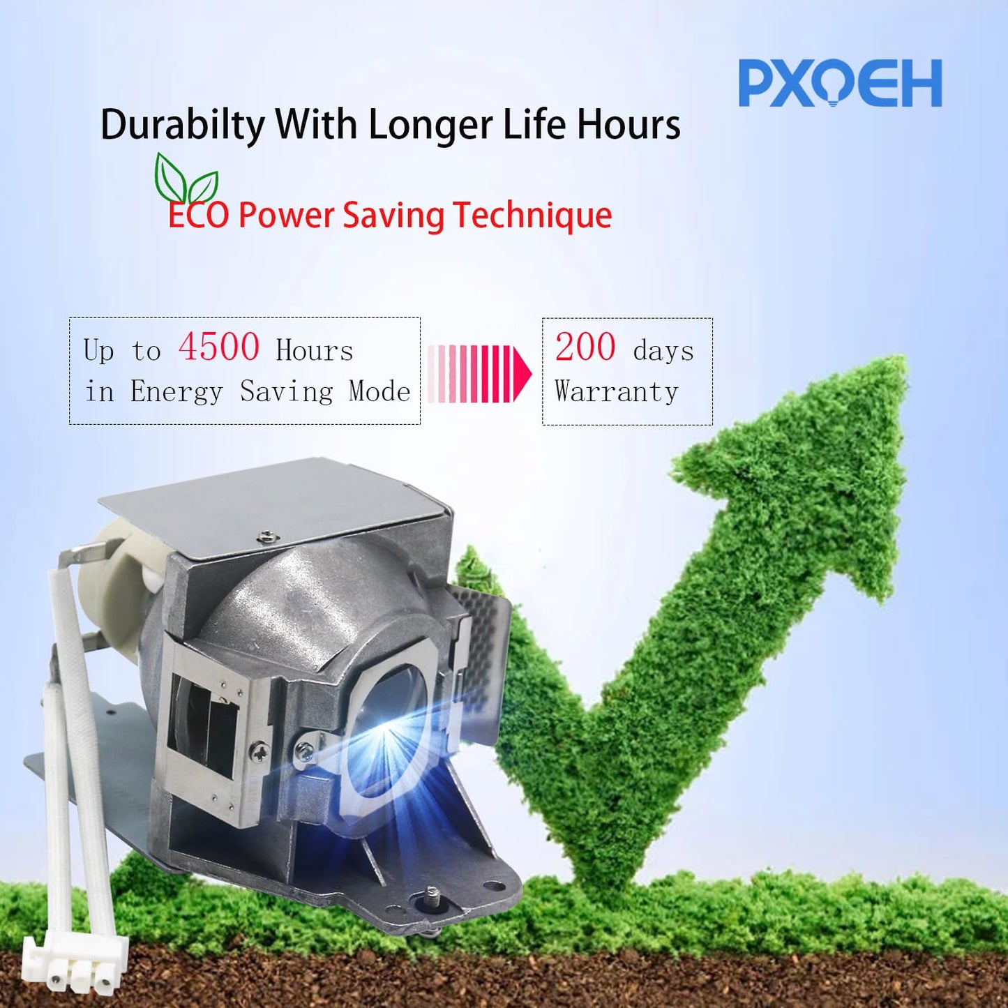 PXOEH A+ Quality RLC-079 Replacement Projector Bulb Lamp for VIEWSONIC PJD7820HD PJD7822HDL VS14937 for ACER P1500 H6510BD with Housing