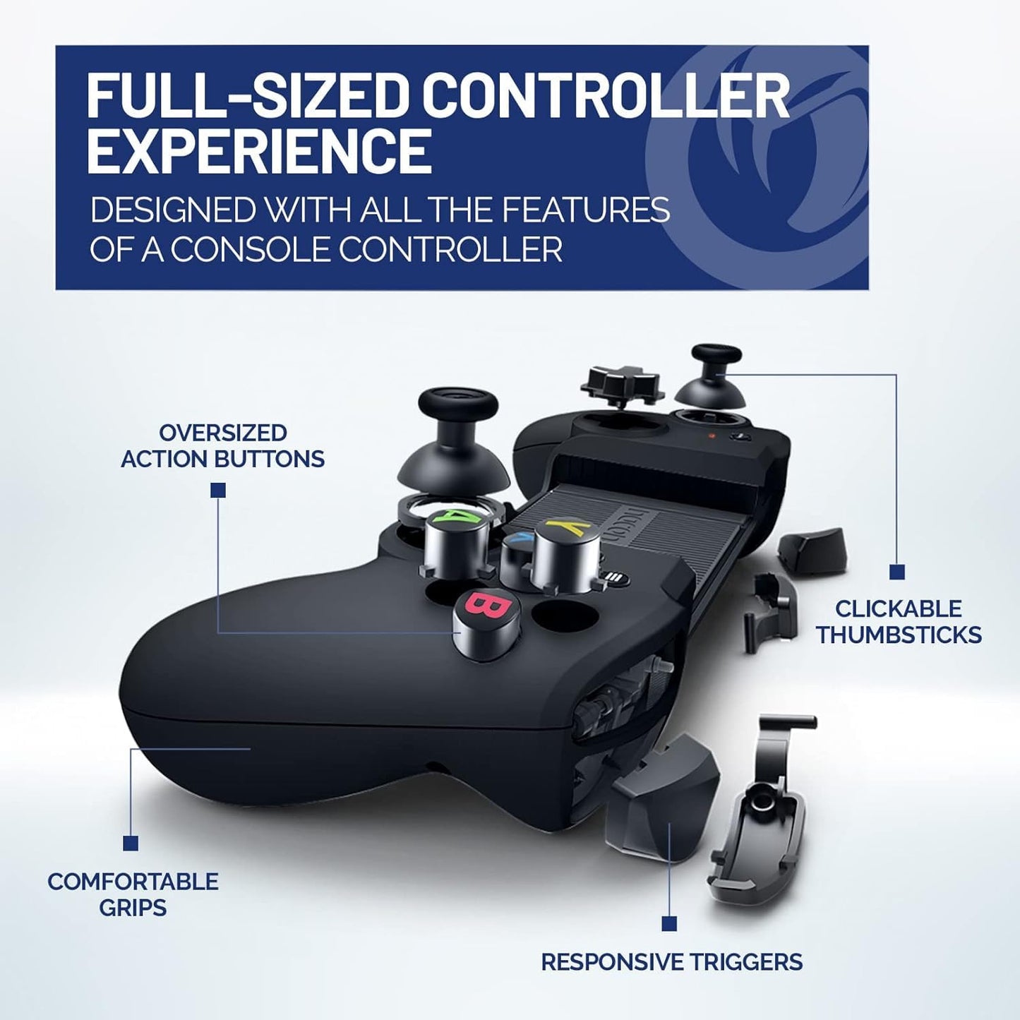 RIG Nacon MG-X PRO for Android - Wireless Mobile Gaming Controller, Andriod (Renewed)