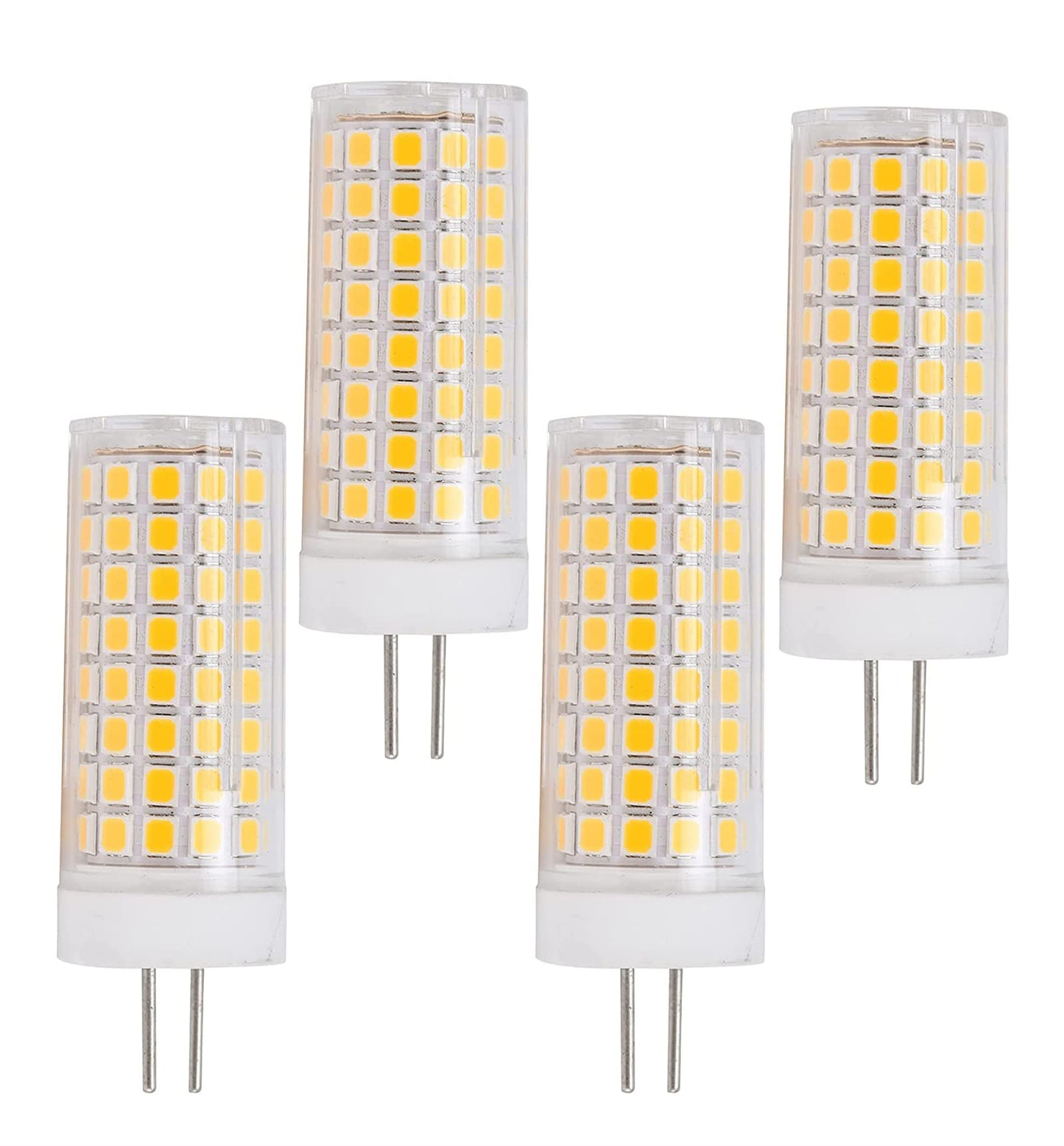 Minsily 10W G8 LED Bulb Dimmable 85W Halogen Equivalent GY8.6 G8 Bi-pin Base LED Corn Light Bulb 850LM 102 LEDs 2835 SMD 110V Warm White 3000K T4 G8