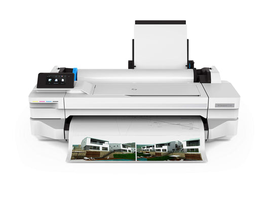HP 24" Large-Format Printer - Color - Ink-Jet - Roll A1 (24 in x 150 Ft) - 1200 x 1200 Dpi - Up to 0.6 Min/Page (Mono)/ Up to 0.6 Min/Page (Color)