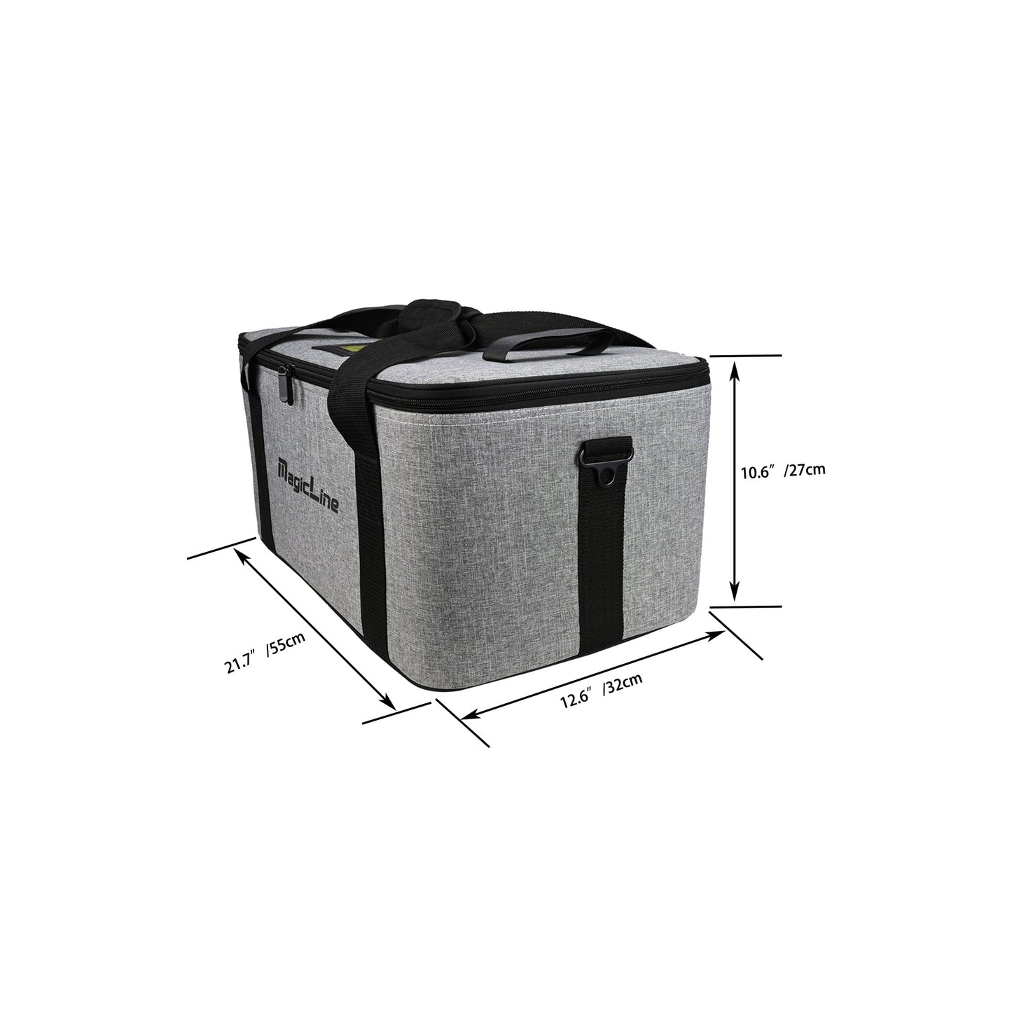 MagicLine Portable Photo Studio Equipment Bag 21.7"x12.6"x10.6",Semi Rigid Sturdy Camera Carrying Case for Studio Strobe Flash Monolight
