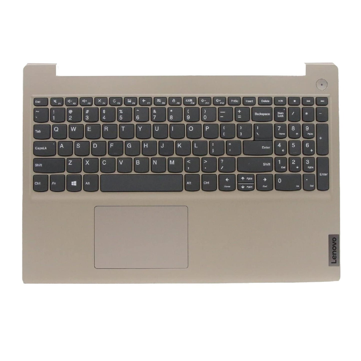 Replacement for Lenovo IdeaPad 3 15IIL05 15IML05 15ADA05 Laptop Upper Case Palmrest Non-Backlit Keyaboard with Touchpad Assembly Part SBB0X77935