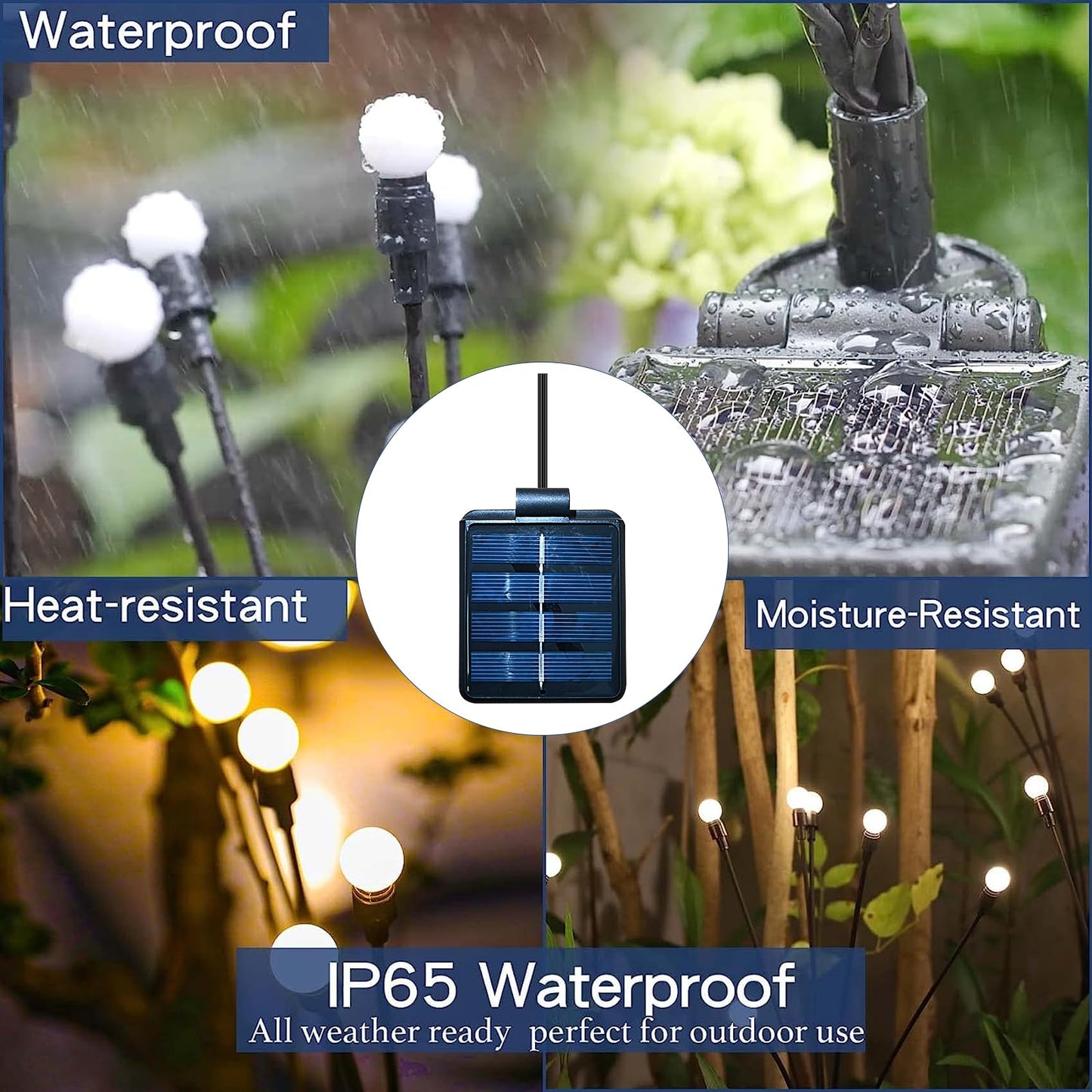 Solar Lantern Light Replacement Top ,LED Solar Panel Lantern Lid Lights Replacement Part for Outdoor Flower DIY Solar Flower Lights Garden Patio Decor