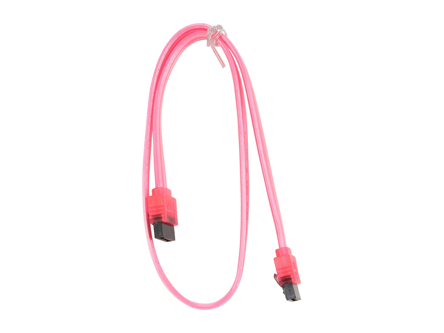 Nippon Labs SATA3L-1.5FT-RD 18-Inch Sata Cable with Locking Latch, Red