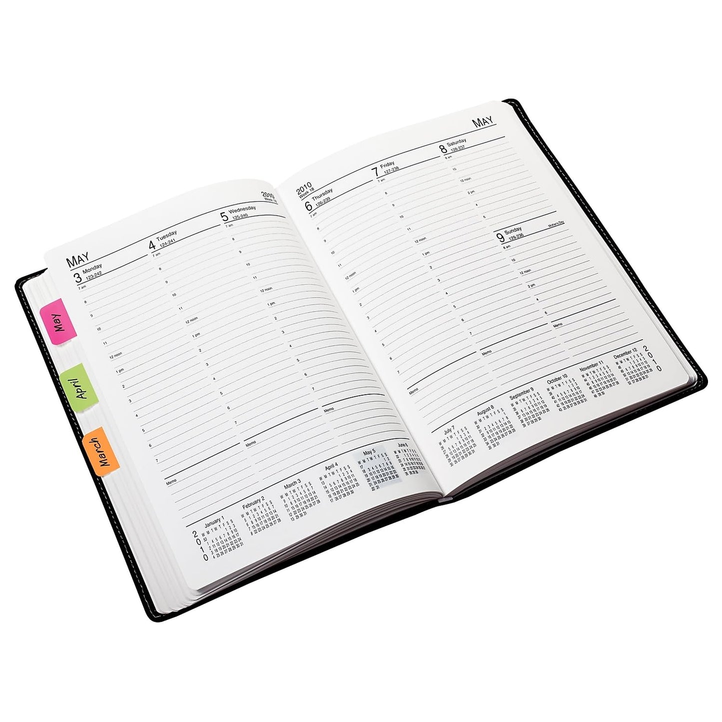 Post-it Tabs, 1 in Solid, Aqua, Yellow, Pink, Red, Green, Orange, 6/Color, 36/Dispenser (686-ALOPRYT)