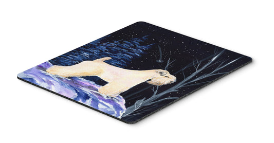 Caroline's Treasures SS8386MP Starry Night Wheaten Terrier Soft Coated Mouse Pad, Hot Pad or Trivet for Home Office Gaming Working Computers Laptop