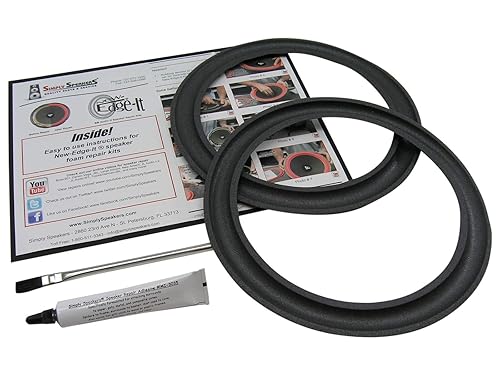 Large Advent 10 Inch Foam Speaker Repair Kit Masonite Frame FSK-10AD (Pair)