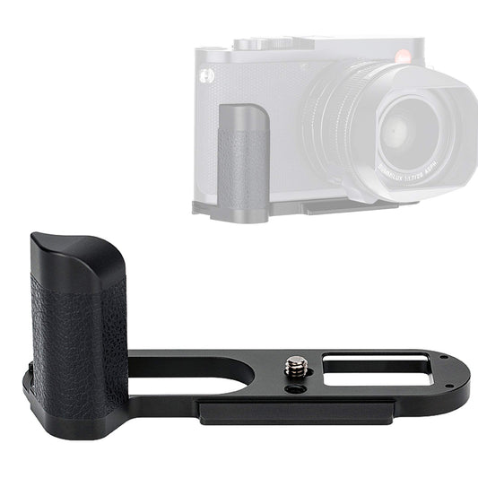 JJC HG-Q2 Leica Q2 Hand Grip, Arca Swiss Type Quick Release QR, Anti Slip Metal Holder Hand Grip, Aluminum Aloy, Compatible with Leica Q2, Replaces