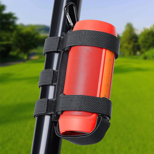 Yxflz Bike Speaker Mount - Universal Portable Handlebar & Stem Speaker Holder for Bicycle | Premium Secure Mount | Fits JBL, Bose, UE Boom, Easy