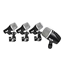 CAD Audio STAGE4 4-Piece Drum Mic Pack - D19 Snare, 2× D29 Toms, D10 Kick, Integrated Clips & Carry Case