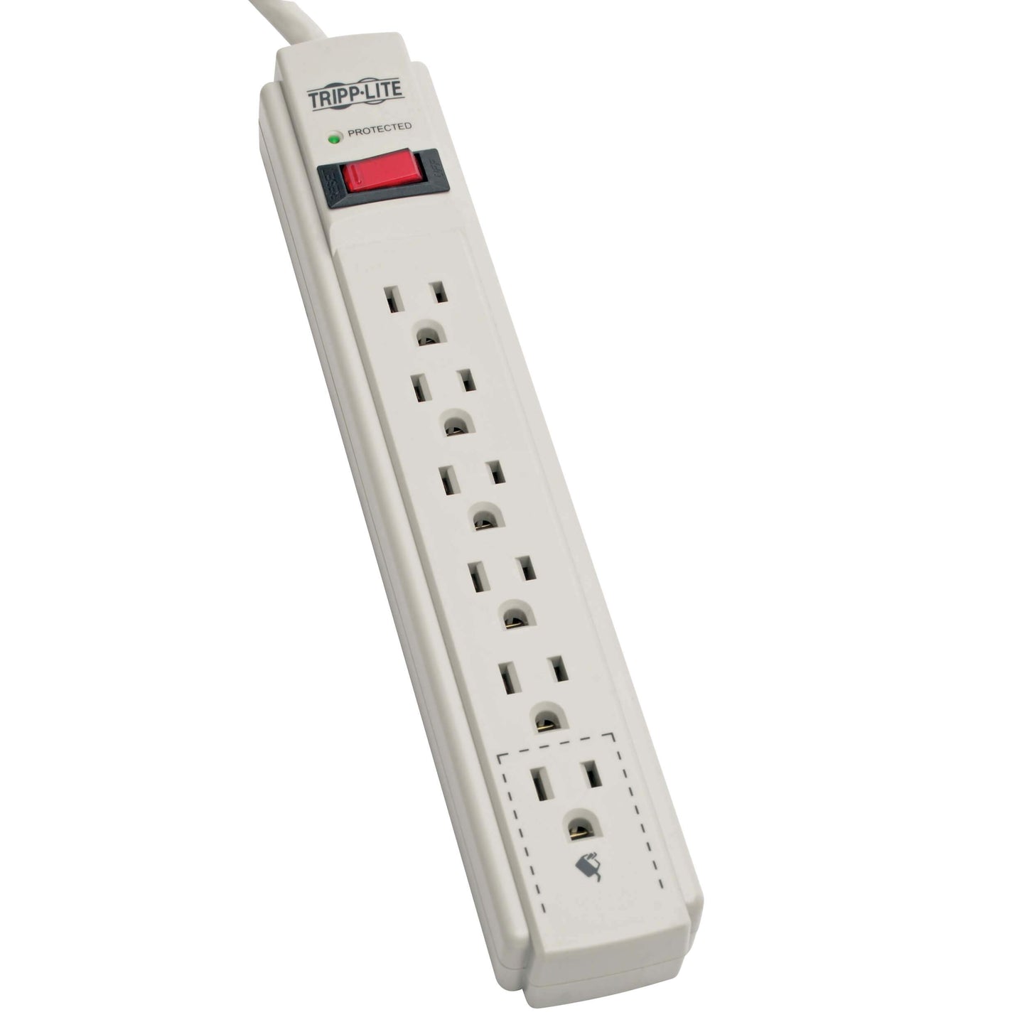 Tripp Lite TLP604 4Ft. 6-Outlet Surge Suppressor