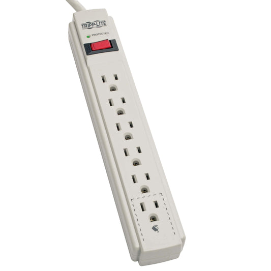Tripp Lite TLP604 4Ft. 6-Outlet Surge Suppressor