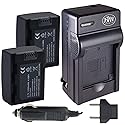 BM 2 IA-BP105R Batteries and Charger for Samsung HMX-F90, HMX-F800, HMX-F900, HMX-H300, HMX-H303, HMX-H304, HMX-H305, HMX-H320 SMX-F53 SMX-F54