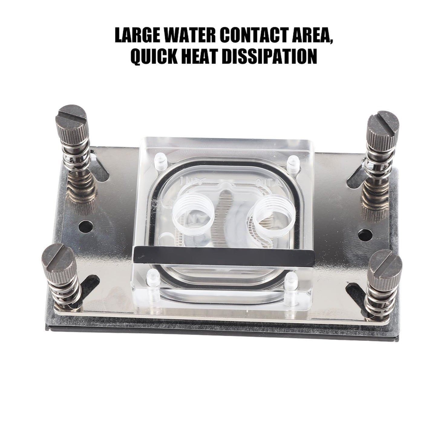 AM4 Waterblock, AM4 CPU Waterblock, CPU Water Cooling Block for AM2, AM3, AM4, Water Block CPU AM4 Socket Copper Base
