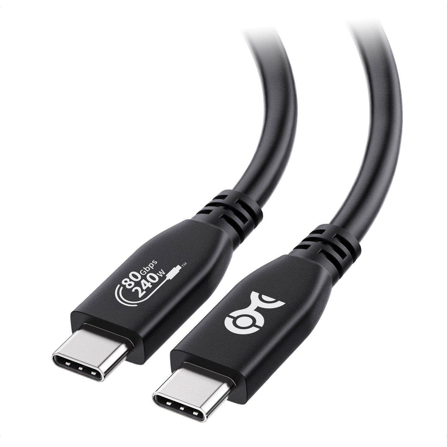 Cable Matters [USB-IF Certified] 80Gbps USB 4 Cable - 4.9ft, Supports Up to [8K@120Hz / 4K@480Hz Video, 240W Charging, 80Gbps Data Transfer] USB4