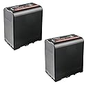 [Fully Decoded] Kastar BP-U66 Battery (2-Pack) for Sony BP-U90, BP-U60, BP-U30 work for Sony PXW-FS5, PXW-FS7, PXW-X180, PMW-100, PMW-150, PMW-150P