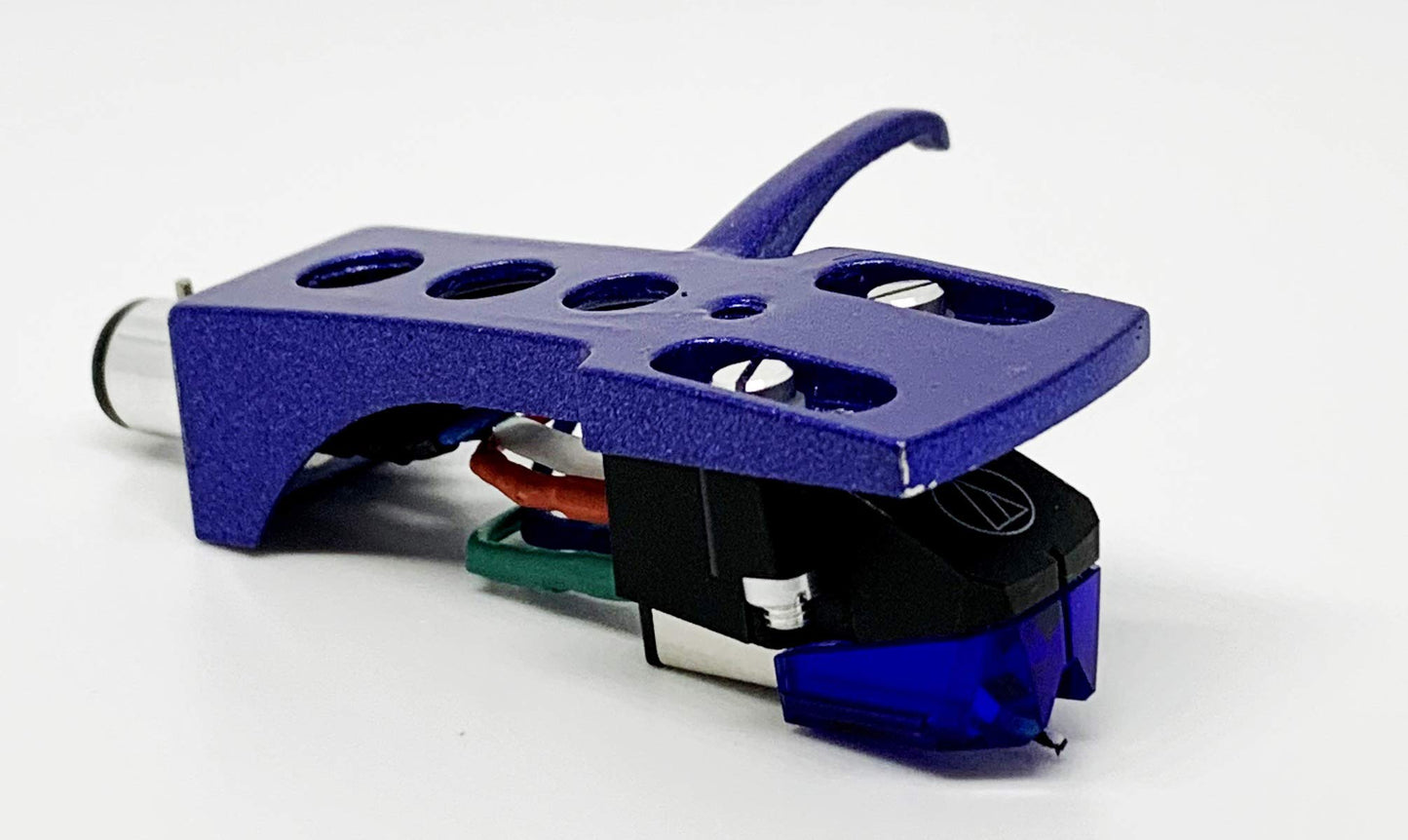 Blue Headshell AT-XP3 Cartridge And Stylus Needle For Technics SL D1, SL D1K, SL D2, SL D202, SL D205, SL D2K, SL D3, SL D303