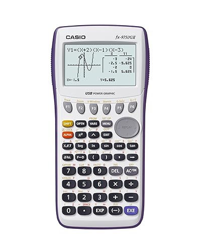 Casio Graphing Calculator, White (FX-9750GII)