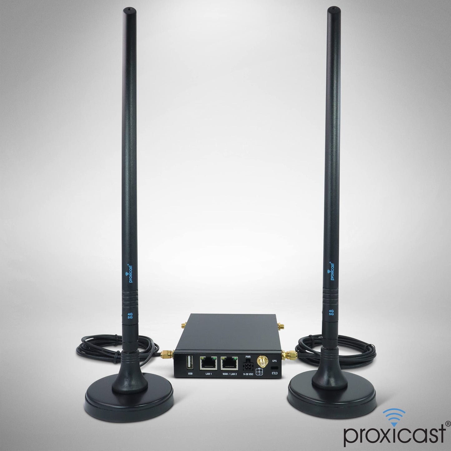 Proxicast 5-8 dBi 4G/5G External Magnetic High Gain Cell Antenna Compatible with Cisco, Cradlepoint, Netgear, Pepwave, MoFi, Digi, Sierra and Other