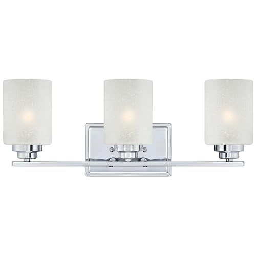 Westinghouse 63438B Hansen 3 Light Indoor, Chrome Wall Fixture