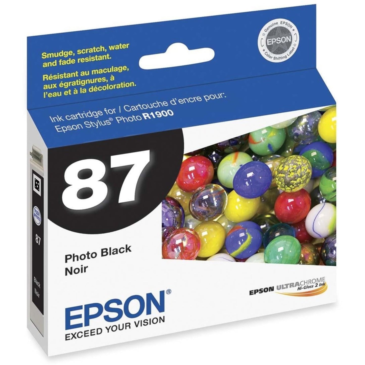 Epson UltraChrome Hi-Gloss 87 -Inkjet -Cartridge (Photo Black) (T087120)