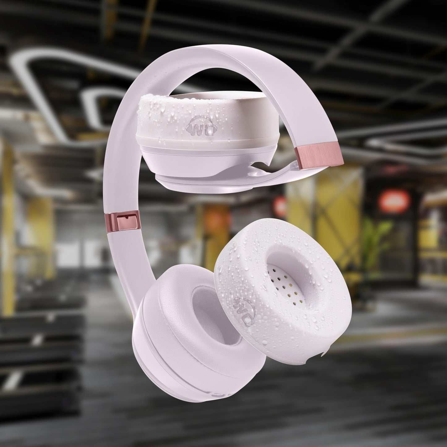 WC SweatZ Solo - Patented Earpad Sweat Covers for Beats Solo 4, Solo 3 & Solo 2, Made by Wicked Cushions | Sweatproof & Machine Washable | Cloud Pink