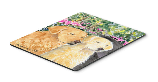 Caroline's Treasures SS8974MP Golden Retriever Mouse Pad, Hot Pad or Trivet for Home Office Gaming Working Computers Laptop Mouse Mat,Washable Large