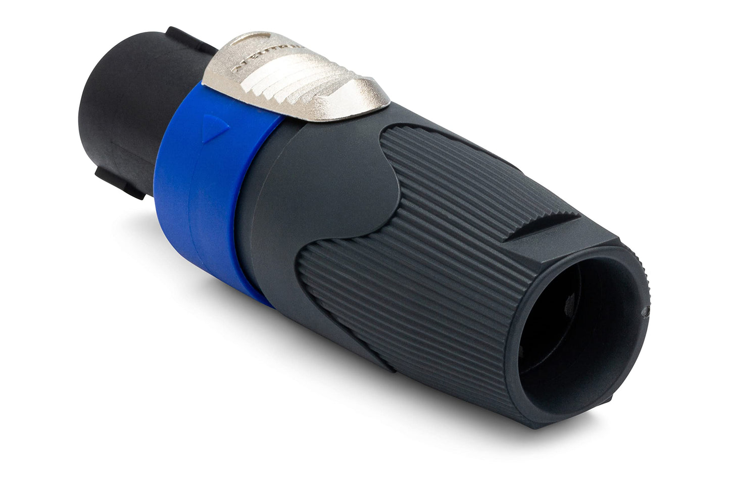 Neutrik NL4FX 4-Pole speakON Cable Connector, Dark Grey Bushing