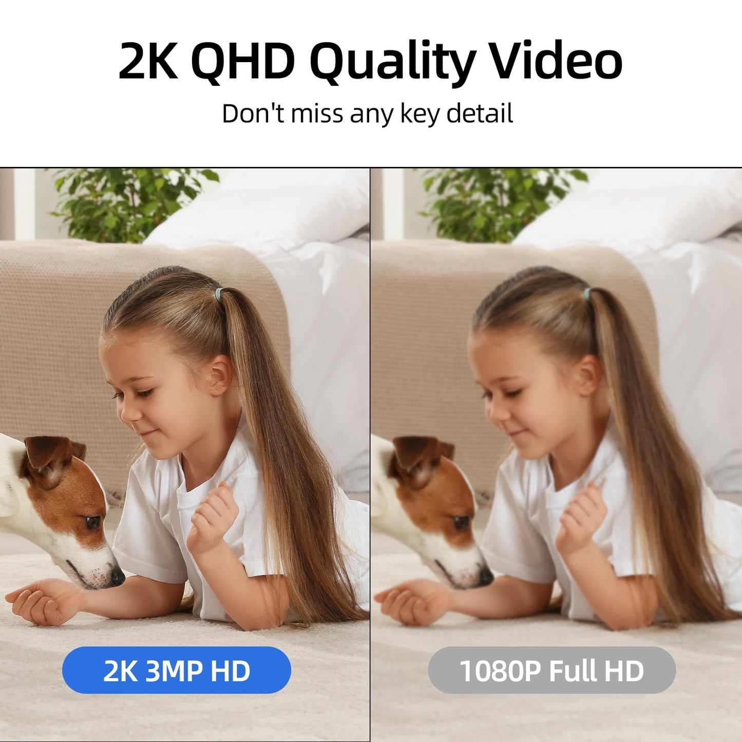 Hawkray 360° 2K 3MP Security Camera Indoor,2.4/5GHz WiFi Smart Motion Alert with AI & 911 Connect,Color Night Vision,355° Pan 60° Tilt,Two-Way Talk