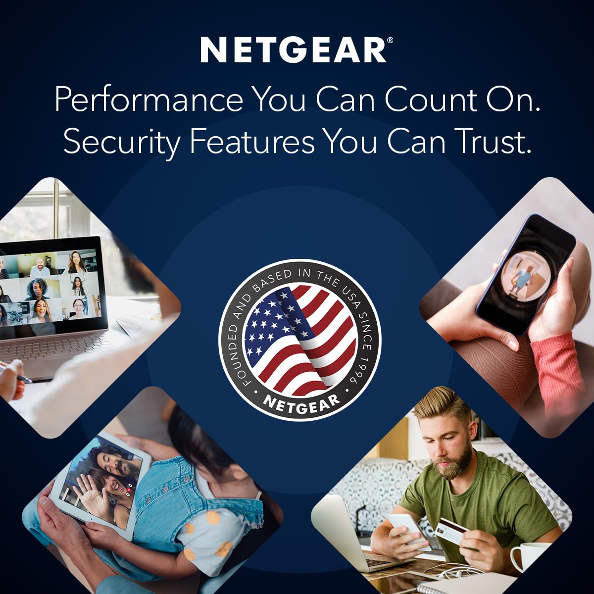 NETGEAR Orbi Whole Home Tri-Band Mesh WiFi 6 Add-on Satellite (RBS760) - Works with Your Orbi WiFi 6 System - Security Features - Adds Coverage up