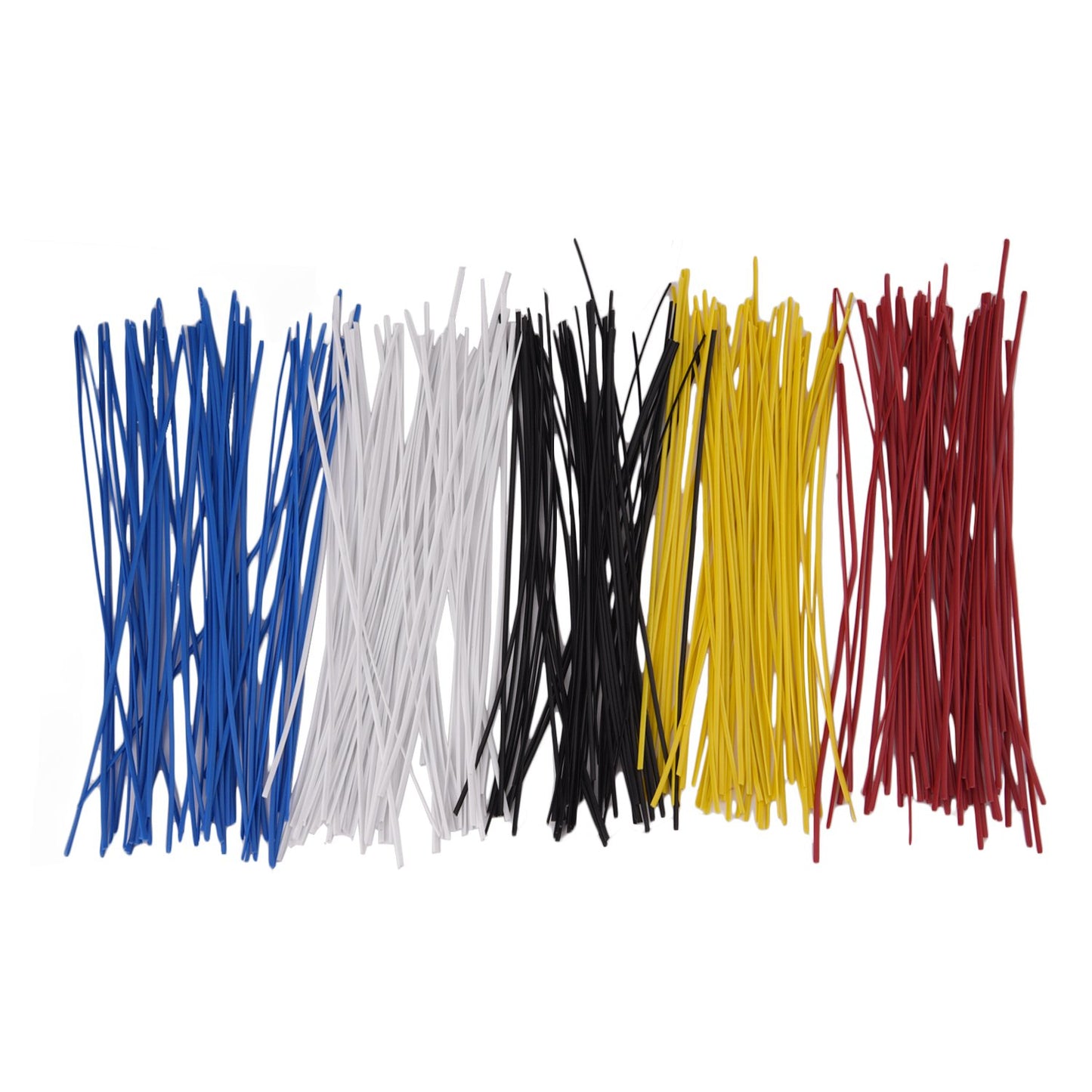 Sunmns 250 Piece Colorful Metallic Twist Cable Cord Wire Ties Reusable Fastening, 6 Inch