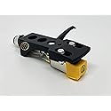 Cartridge and Stylus, AT91 Original needle and Black Headshell with mounting bolts for Stanton T120, T60, T80, T90, T62, T92, ST150, T92 usb, ST100