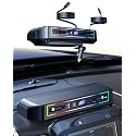 DICMKY Car Charger Docking Station for RAM 1500 (2019 2020 2021 2022 2023 2024 2025) Accessories with RGB Light, 4-Port Charging Hub with Retractable
