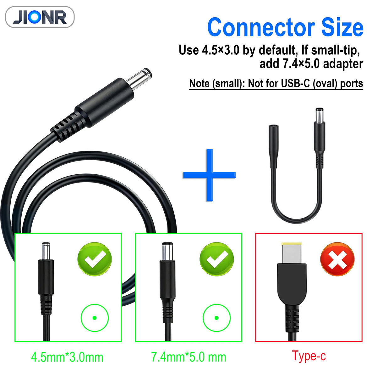 65W Laptop Charger Compatible with Dell Inspiron 15 14 13 11 16 17 15-7000 15-5000 15-3000 17-7000 17-5000 17-3000 13-7000 11-3000 2 in 1,3558 3181