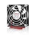 Wathai 80mm x 25mm DC Brushless Cooling Fan 12V 2Pin High Performance Dual Ball Bearing Computer Fan for Desktop, Laptop, Refrigerator
