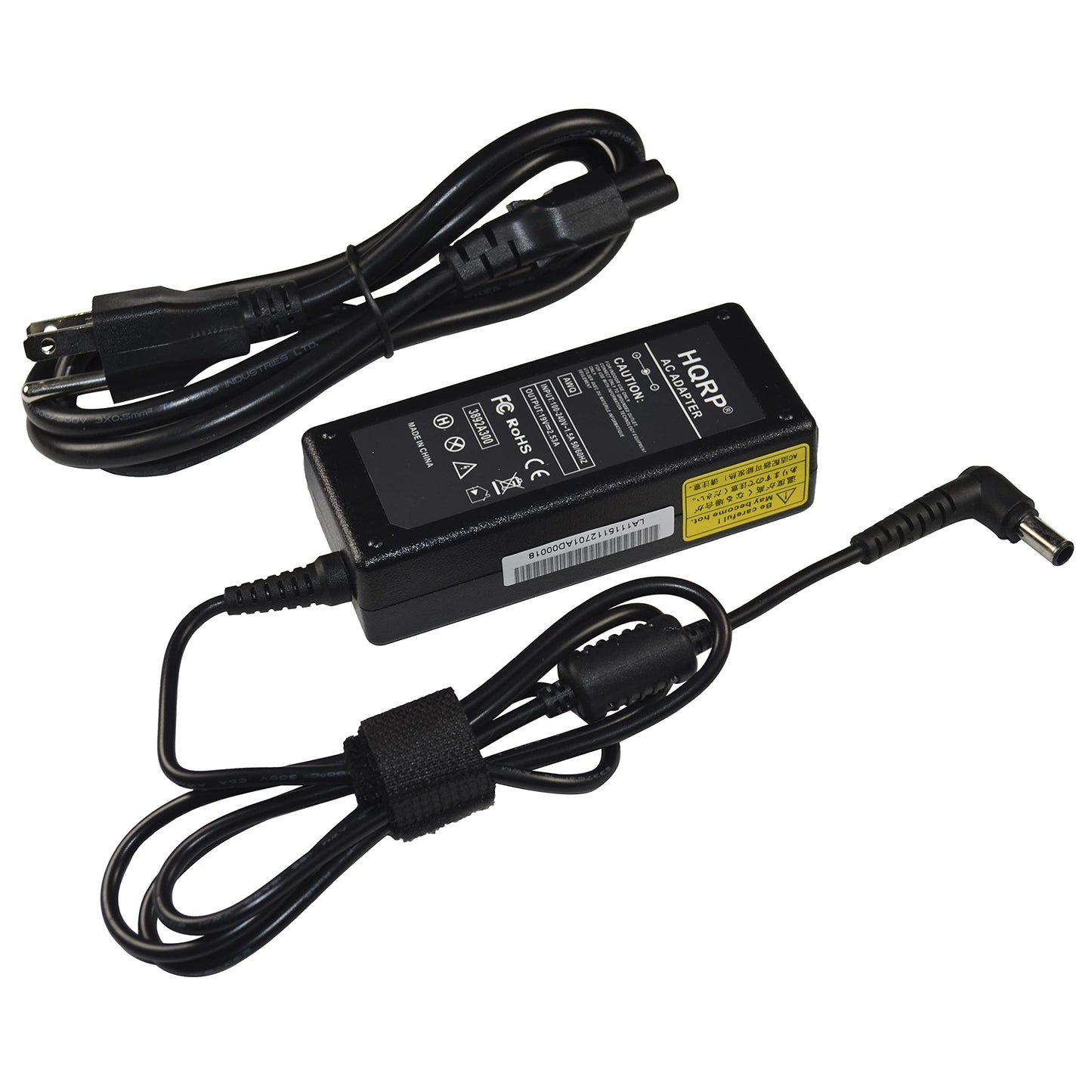 HQRP 19V AC Adapter Compatible with Samsung A4819-FDY UN32J4000AGXZD UN32J4000AFXZA BN44-00835A UN32J4000AF UN32J400DAF UN32J5205 UN32J4500…