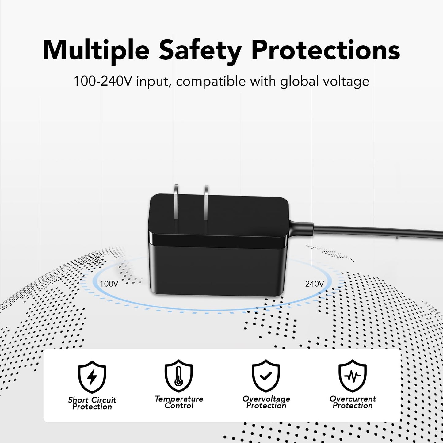 5V Power Cord Compatible with Brother ADS-1700W ADS-1350W Charger ADS-1190 ADS-1200 ADS-1250W ADS-1300 ADS1190 ADS1200 Wireless Compact Portable…