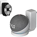 BEWZI Echo Dot Wall Mount Bracket with Cable Storage - Compatible with Echo Dot 5th/4th Gen (White)