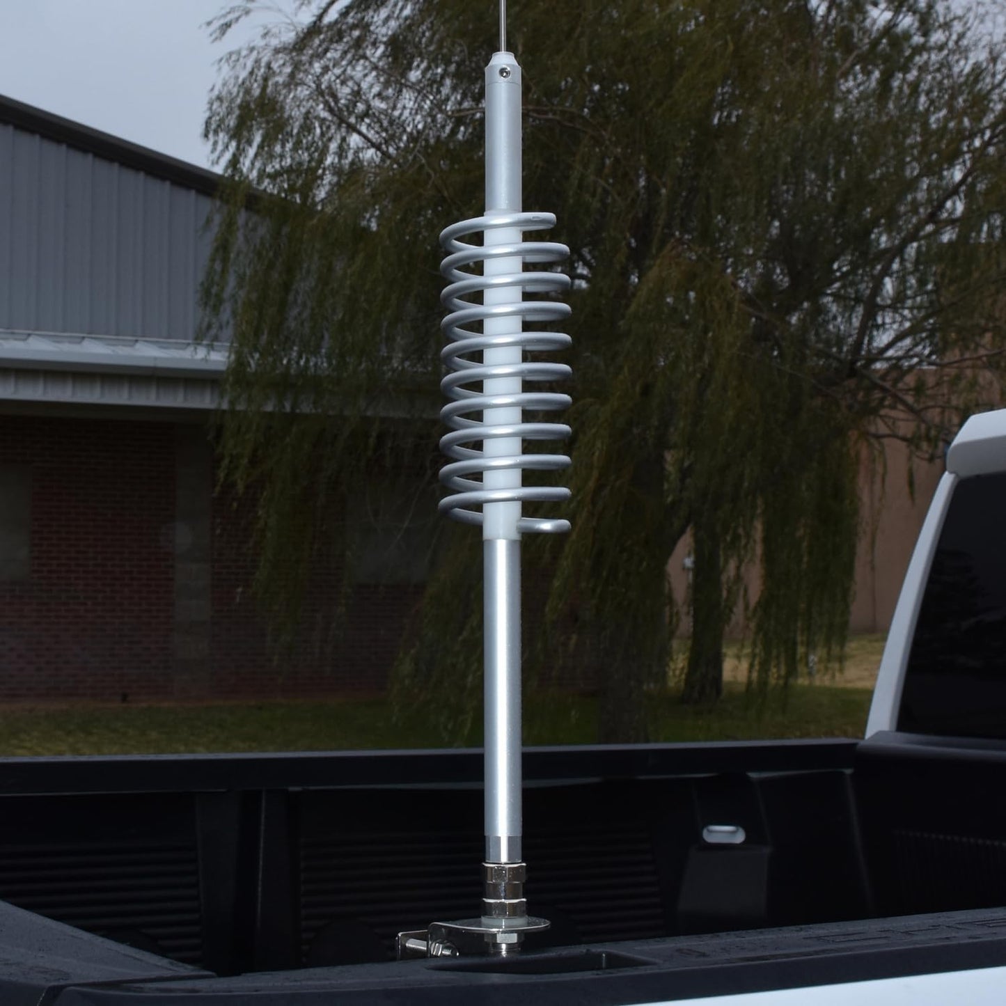Tram TramCat TC-6 15,000-Watt Trucker Aluminum CB Antenna with 35-1/2-In. Stainless Steel Whip and 6-in. Shaft