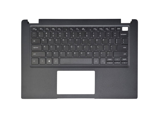 Laptop Keyboard Compatible for Dell Latitude 3410 00MC2P 0MC2P 460.0KA0A.0011 US Layout No Backlit Black Palmrest Upper Cover Case