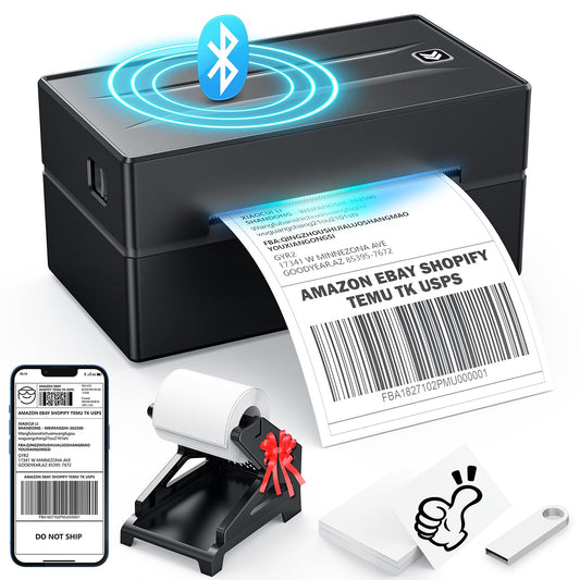 Aixiqee Thermal Label Printer - 4x6 Label Printer for Small Business, Shipping Package, Amazon, Ebay, Shopify, Etsy, USPS