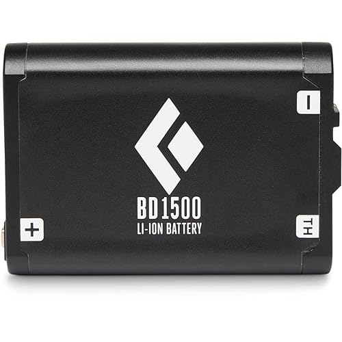 BLACK DIAMOND BD 1500 Battery | Lithium-Ion Rechargeable Power Cell | Requires BD Compatible Charger Sold Separately | Long-Lasting Headlamp Power…