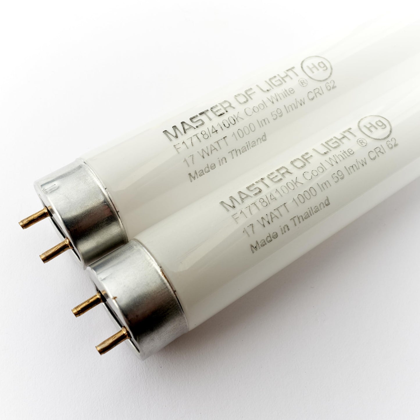 Master Of Light F17T8/CW 24" 17W 4100K Cool White T8 2-Pack