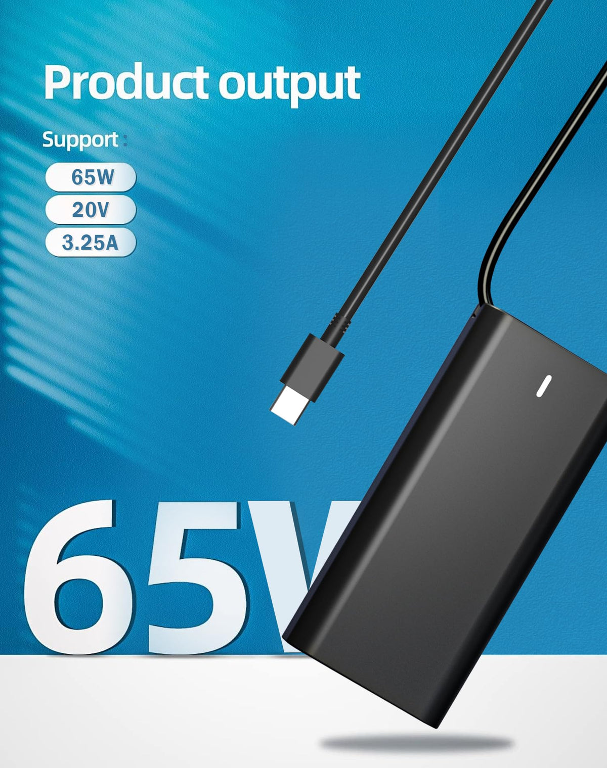 SZGUDULO 65W 60W USB C Laptop Charger for Dell Latitude XPS Chromebook