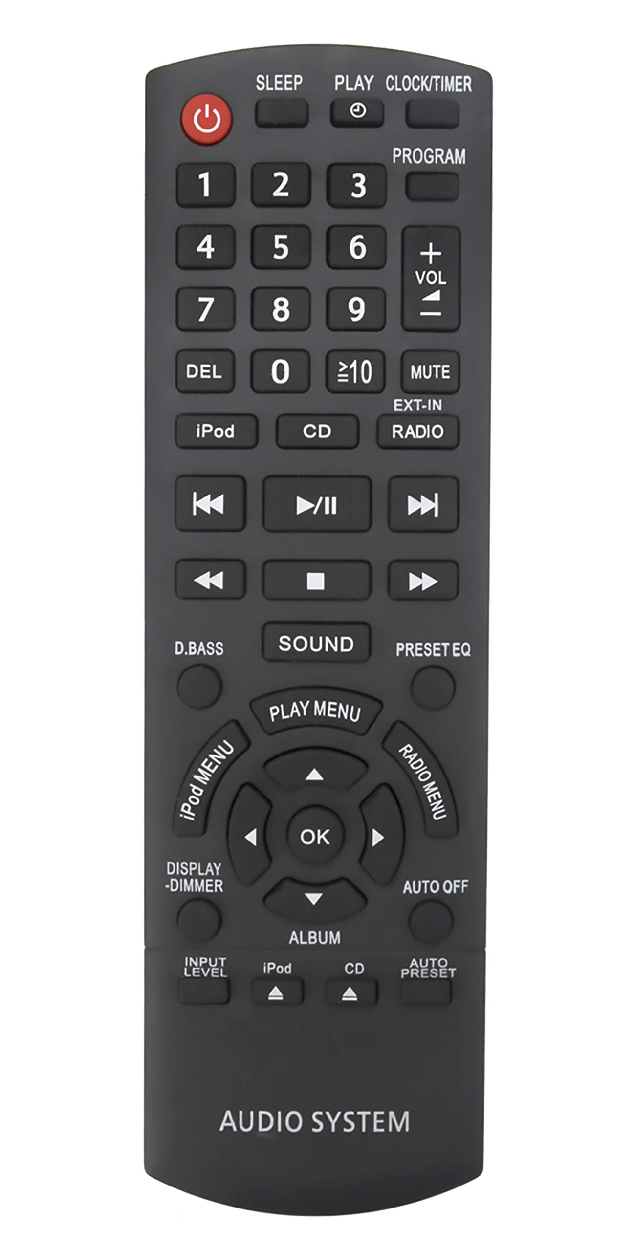 New N2QAYB000641 Replace Remote fit for Panasonic Home Theater SC-HC35 SA-HC35 SCHC35 SAHC35