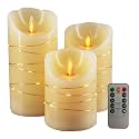 simpdecor LED Flickering Flameless Candles with Remote - Battery Operated Fairy Lights for Bedroom Decor Aesthetic, Fall Home Decor, Fireplace