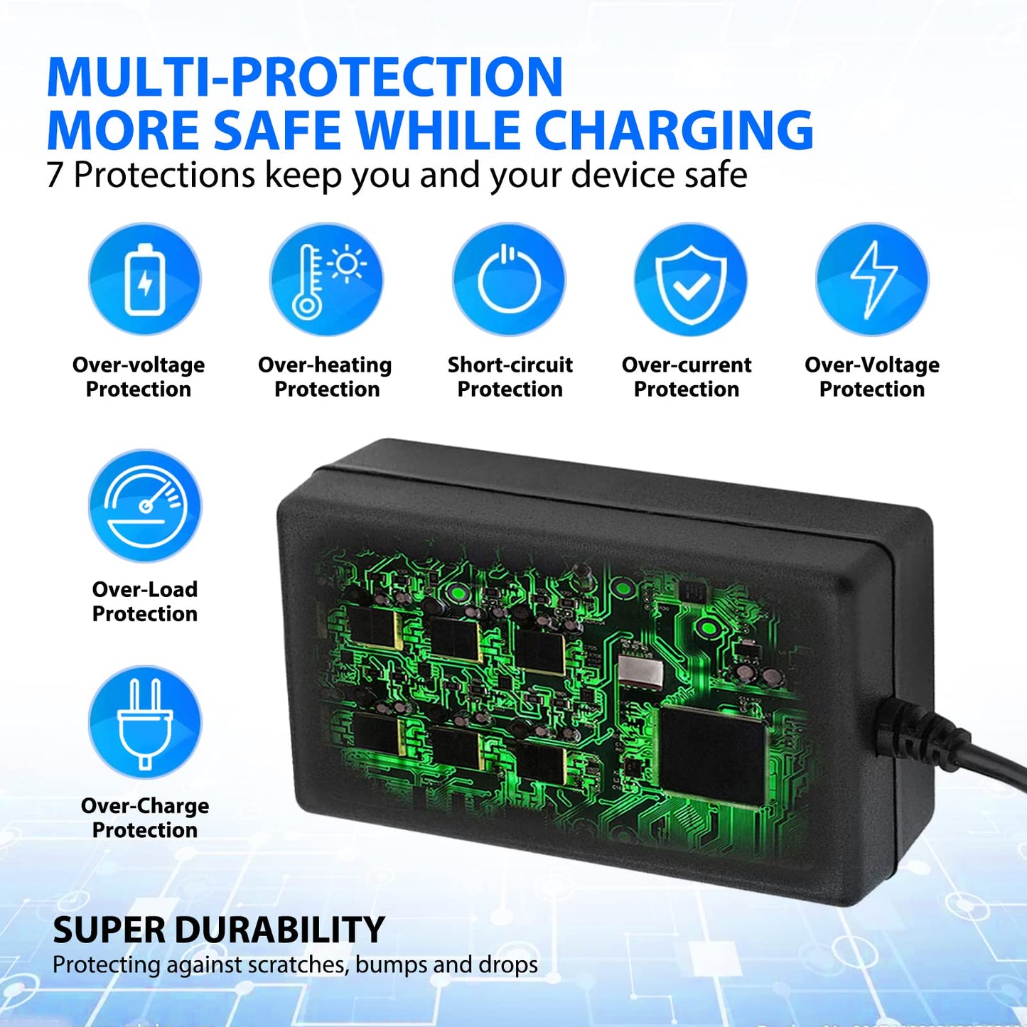 18V DC Adapter Charger Compatible for Altec Lansing Mix 2.0 Rockbox XL 2.0 IMW999, Altec Lansing IMW889 Bluetooth Speakers, Brookstone Big Blue…
