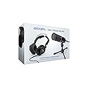 Zoom ZDM-1 Podcast Mic Pack Includes Dynamic Microphone, High-Quality Headphones, Tripod, Windscreen, and XLR Cable