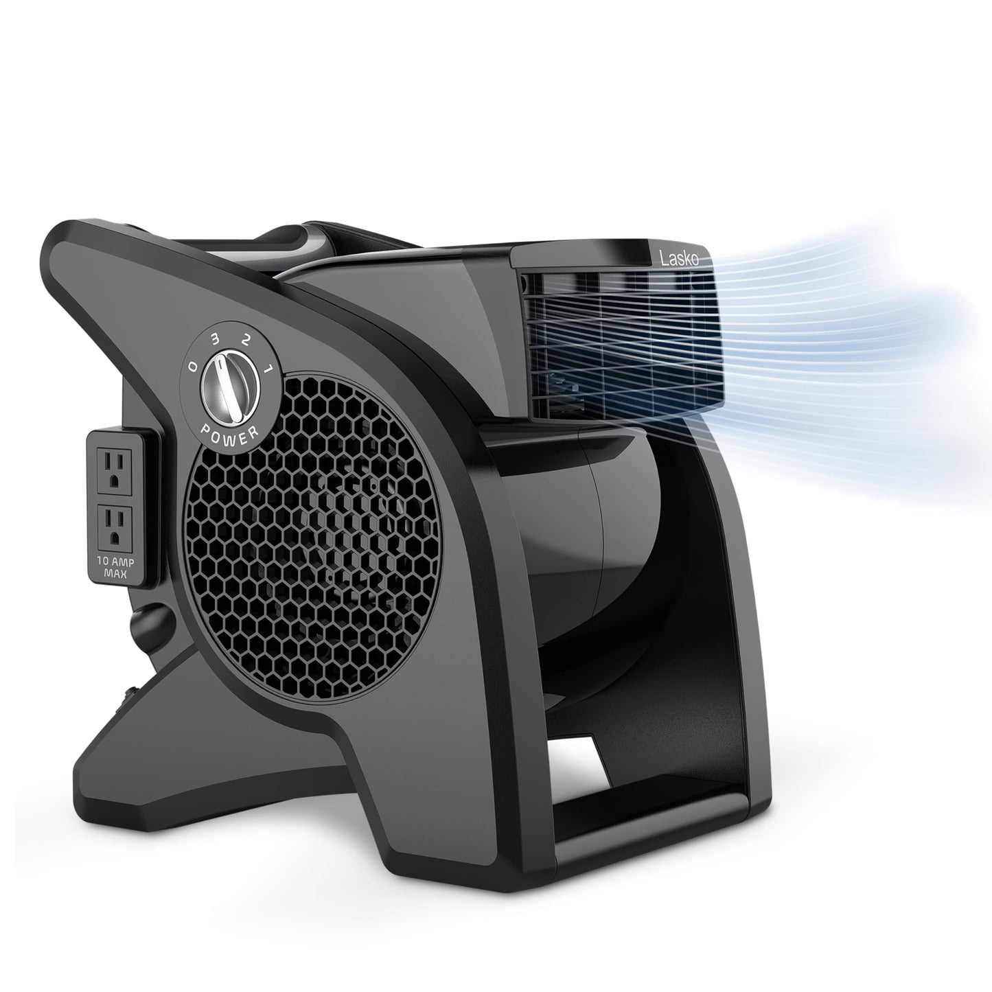 Lasko High Velocity Portable Pivoting Blower Fan - 15" - U15617 - Black
