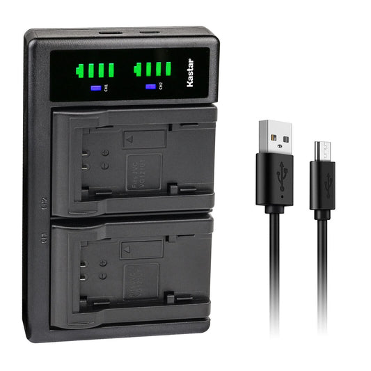 Kastar LTD2 USB Battery Charger Replacement for JVC Everio GZ-MG980 GZ-MG980-A GZ-MG980-R GZ-MG980-S, Everio GZ-MS110 GZ-MS110BEK GZ-MS110BEU